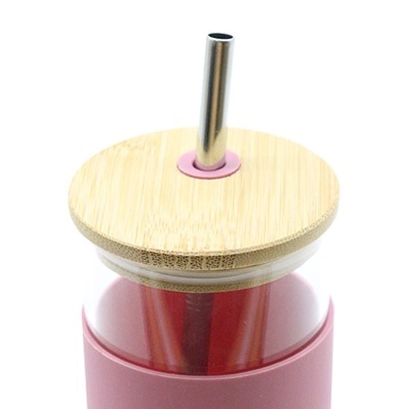 Vanisa Glass Drink Bottle with Sleeve
